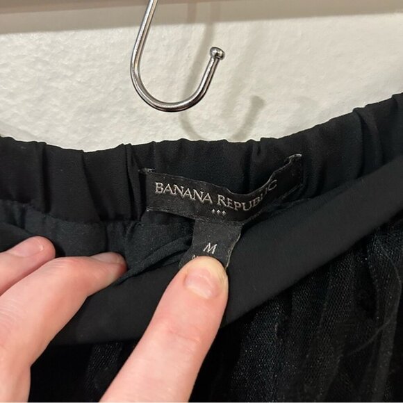 Banana Republic Black Tulle Midi Polka Dot Layered Skirt Women’s Size Medium - Picture 3 of 6